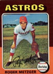 1975 Topps Mini Baseball Cards      541     Roger Metzger